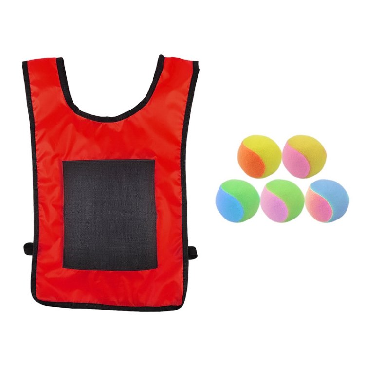 Children Dodgeball Vest For Parent-child Outdoor Games With 5 Balls, Small (R… Children Dodgeball Vest For Parent-child Outdoor Games With 5 Balls, Small (R…