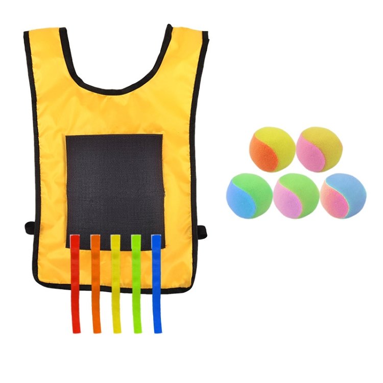 Children Dodgeball Vest For Parent-child Outdoor Games With 5 Balls…