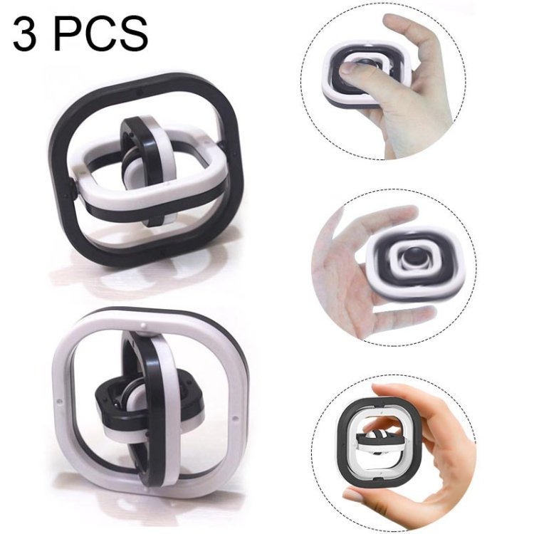 3 PCS 3D Infinite Flip Fingertip Decompression Leisure Toy 3 PCS 3D Infinite Flip Fingertip Decompression Leisure Toy