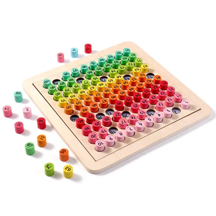 1-100 Teaching Aid Number Early Education Kindergarten Puzzle Toys, Style:… 1-100 Teaching Aid Number Early Education Kindergarten Puzzle Toys, Style:…