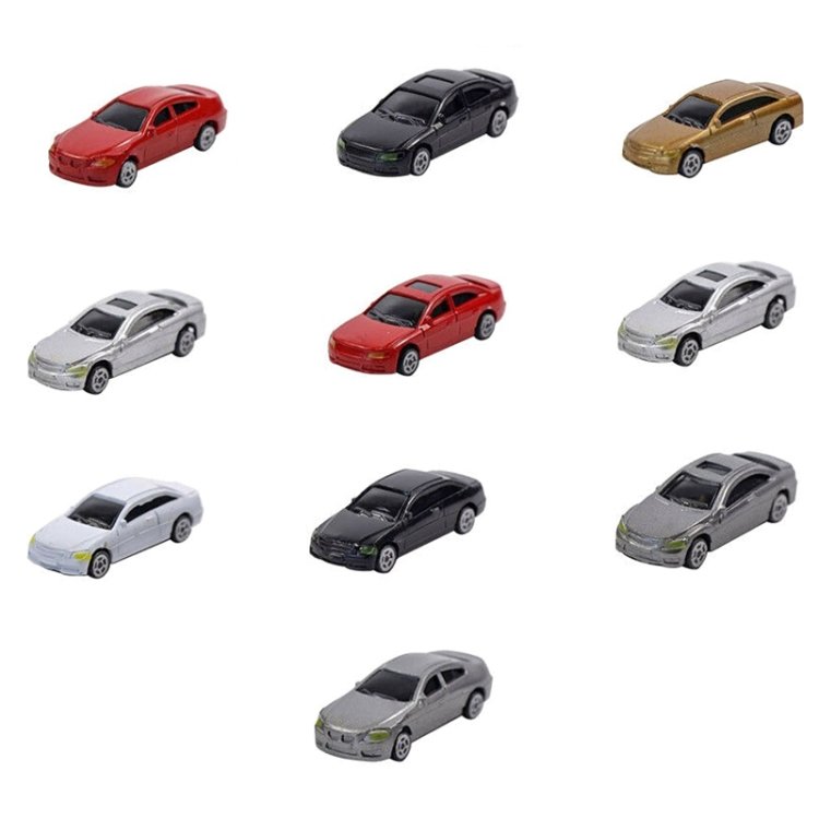Sand Table Model Small Car Sand Table Simulation Car, 10PCS 1:75, 50PCS 1:75…