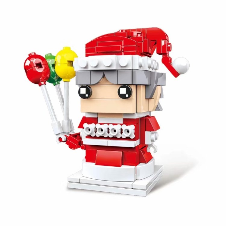 Christmas Theme Building Blocks Small Particles Puzzle Toy… Christmas Theme Building Blocks Small Particles Puzzle Toy…
