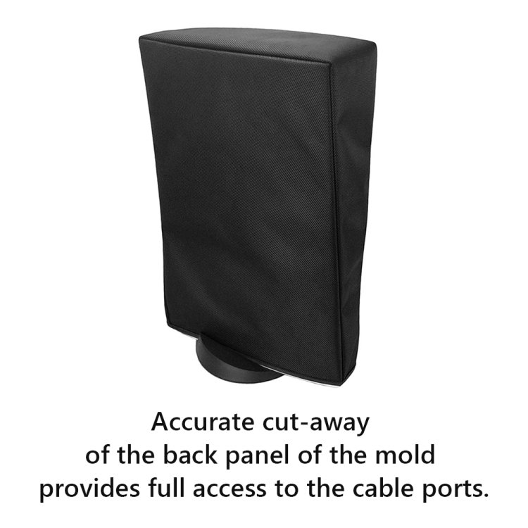 PS5-1 for Snoy PS5 Game Console Waterproof and Dustproof Protective Cover, (Vertical Black)...