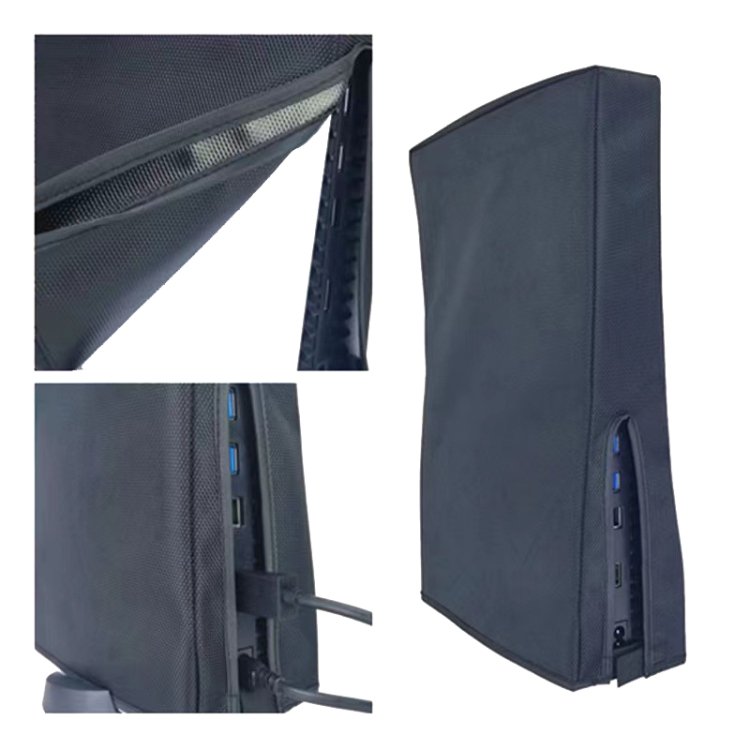 PS5-1 for Snoy PS5 Game Console Waterproof and Dustproof Protective Cover, (Vertical Black)...