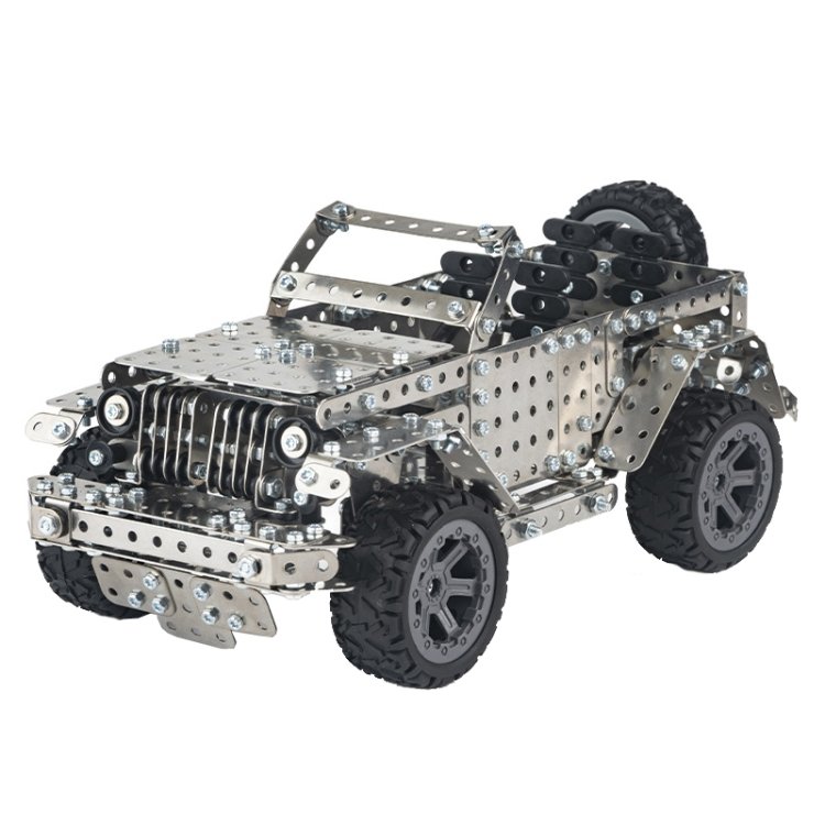 Assembly Off-Road Vehicle Intelligence Manual Assembly Toy Machinery Building Metal Model Assembly Off-Road Vehicle Intelligence Manual Assembly Toy Machinery Building Metal Model