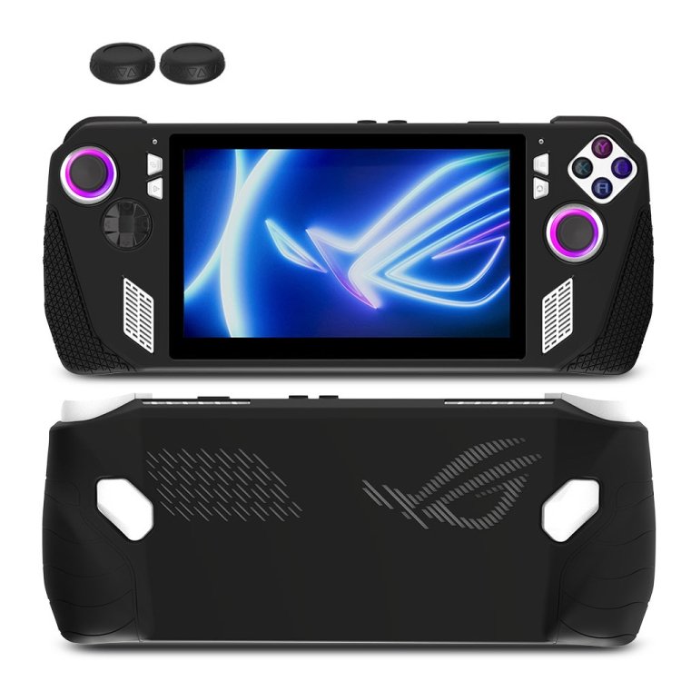 For ASUS ROG Ally Game Console Silicone Protective Cover + Button Cap Set Pocket Gaming Accessori…