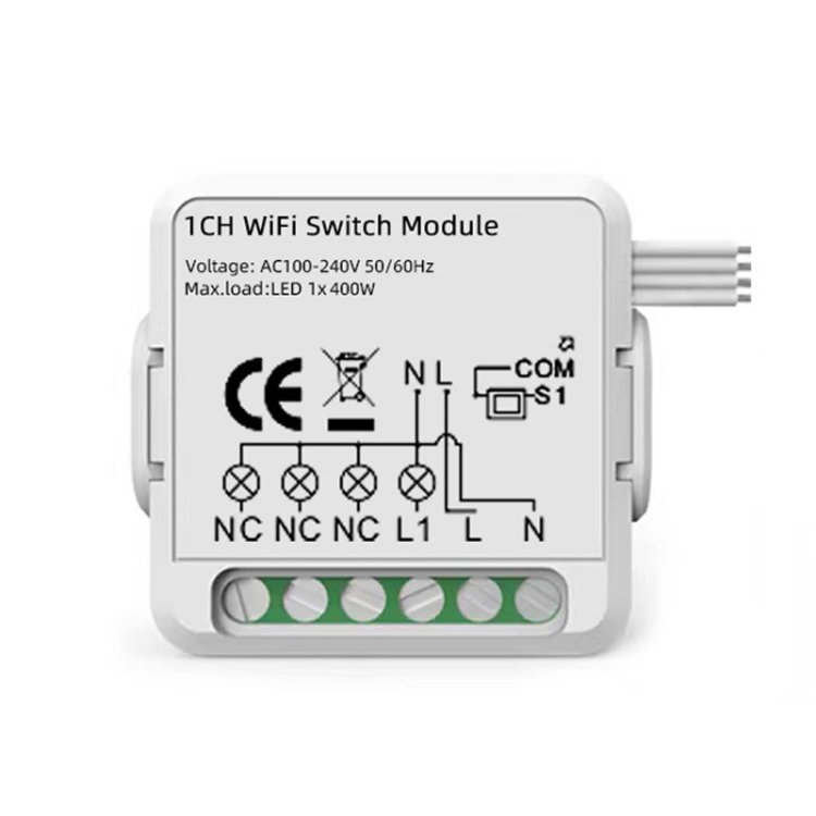 Smart Switch Module For Alexa / Google Home / Tuya Smart Life APP, 1CH WiFi… Smart Switch Module For Alexa / Google Home / Tuya Smart Life APP, 1CH WiFi…