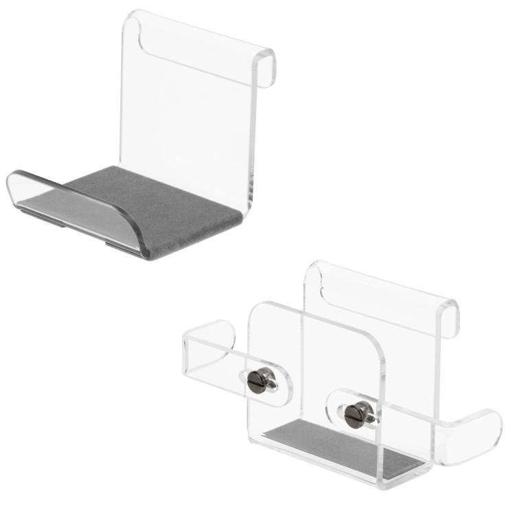 For PS5 Console Acrylic Overhead Hanger Dual Hook for Controller, Headset, and Hard Drive Storage
