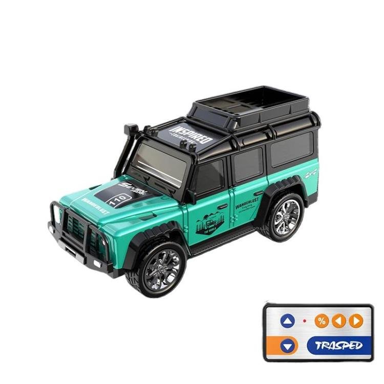 1:64 Mini Alloy RC Car With Lights Simulated Car Model Toy, 6601 Green… 1:64 Mini Alloy RC Car With Lights Simulated Car Model Toy, 6601 Green…