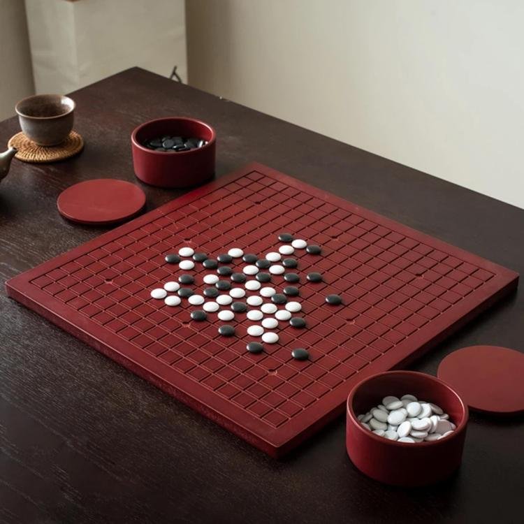 Go Board & Stones Set With Storage Jar, Gomoku Educational Puzzle Toy, MDF Re… Go Board & Stones Set With Storage Jar, Gomoku Educational Puzzle Toy, MDF Re…