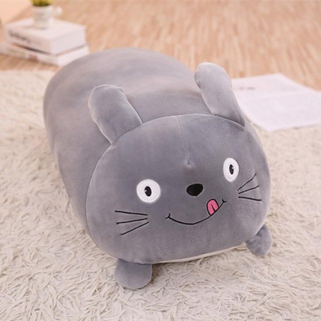 New Soft Animal Cartoon Pillow Cushion Cute Fat Dog Cat Totoro Penguin Pig Fr…