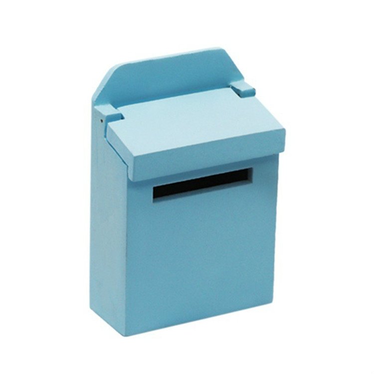 2 PCS 1:12 Doll House Accessories Mini Wooden Mailbox 2 PCS 1:12 Doll House Accessories Mini Wooden Mailbox