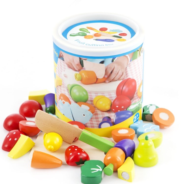 Woodiness Fruit Vegetables Cutting Toy Early Development and Education Toy for Children Woodiness Fruit Vegetables Cutting Toy Early Development and Education Toy for Children