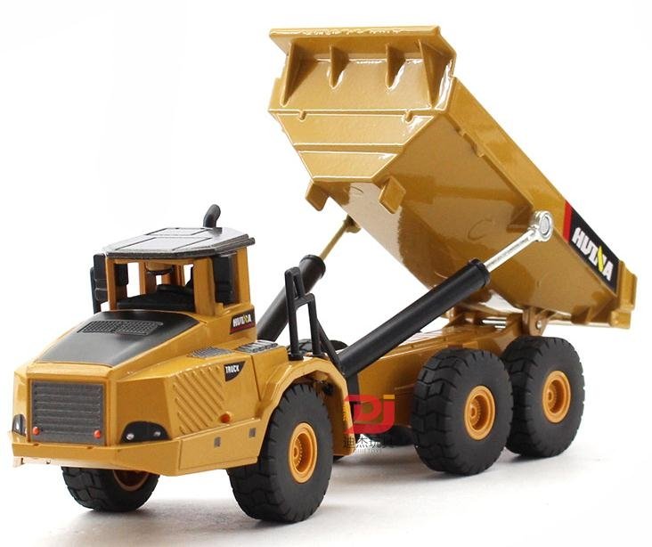 Alloy Articulated Dump Truck Model Children Alloy Toy Car Ornaments…