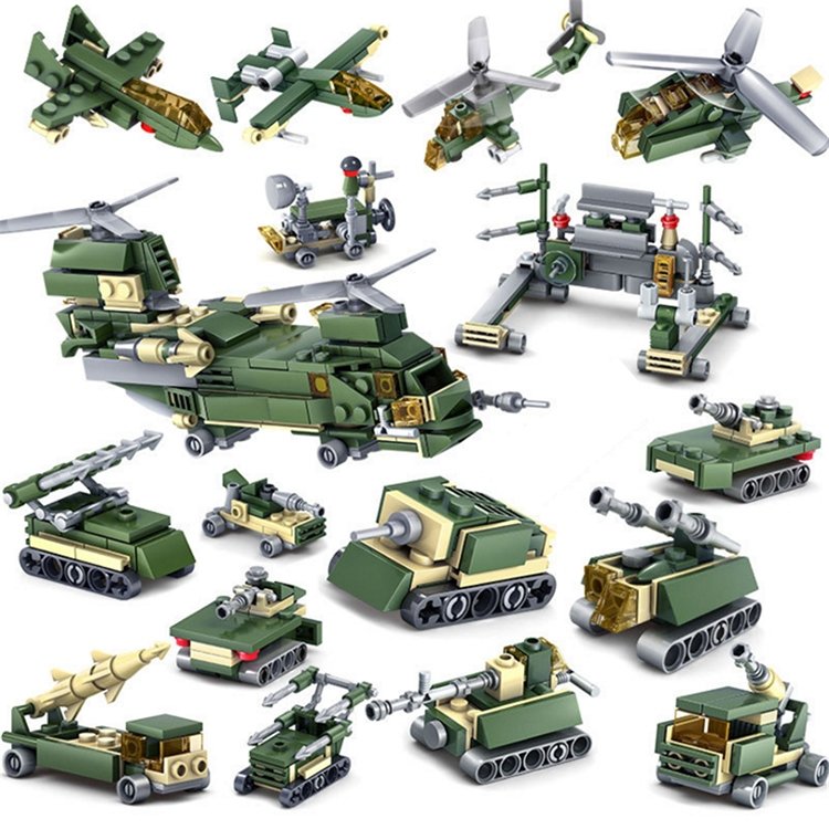 KAZI 16 in 1 Sets Land Team Building Block Educational Toys, Age Range: 6 Years Old Above KAZI 16 in 1 Sets Land Team Building Block Educational Toys, Age Range: 6 Years Old Above