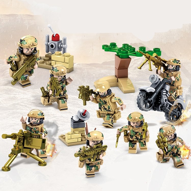 KAZI Wolf Fang Field Team Building Block Educational Toys, Age Range: 6 Years Old Above KAZI Wolf Fang Field Team Building Block Educational Toys, Age Range: 6 Years Old Above
