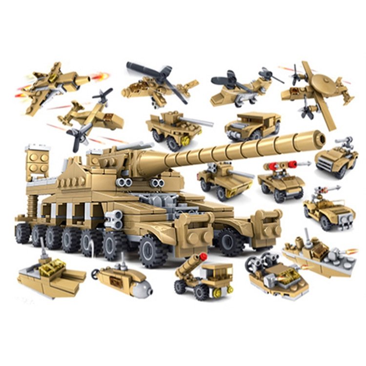 KAZI Super Tanks Building Blocks 16 in 1 Sets Bricks Model Brinquedos Toys, Age Range: 6 Years Old Above KAZI Super Tanks Building Blocks 16 in 1 Sets Bricks Model Brinquedos Toys, Age Range: 6 Years Old Above