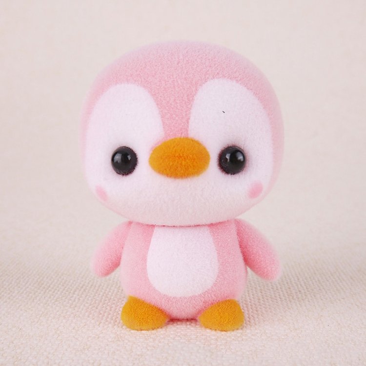 Little Cute PVC Flocking Animal Penguin Dolls Birthday Gift Kids Toy, Size: 4…