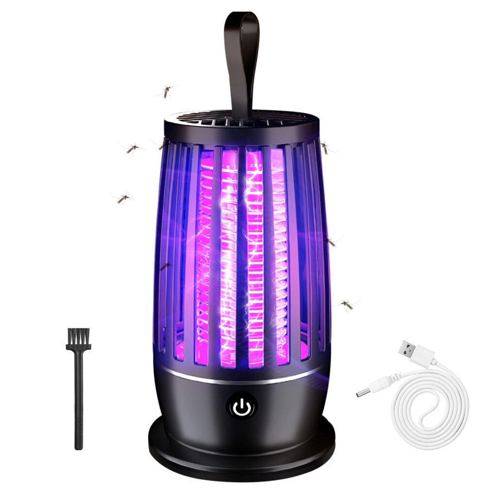 Rechargeable Mosquito Killer Lamp Bug Zapper with Night Light Strap Mosquito Catcher with Max 1615Square Feet Range UV Light for Indoor Outdoor Rechargeable Mosquito Killer Lamp Bug Zapper with Night Light Strap Mosquito Catcher with Max 1615Square Feet Range UV Light for Indoor Outdoor